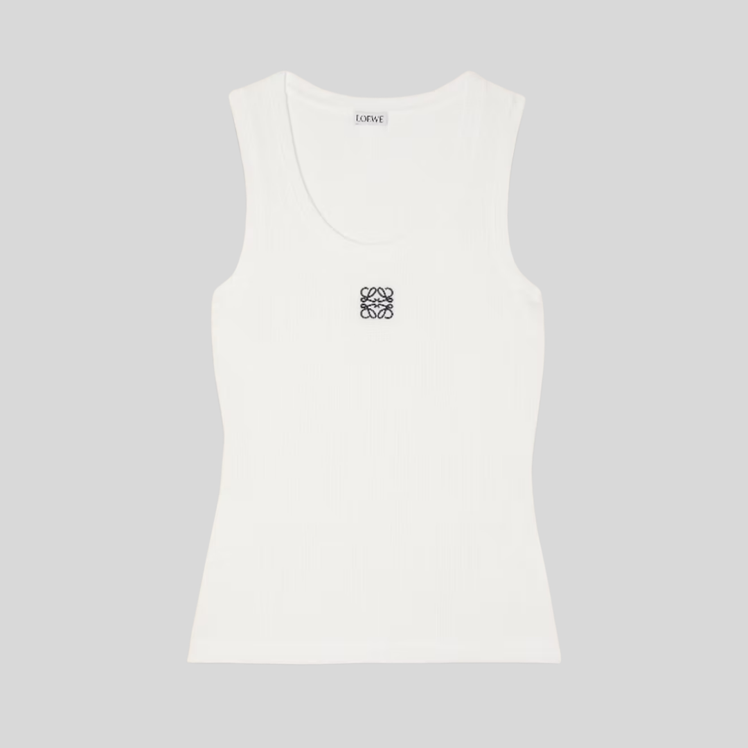 Anagram Tank Top - White