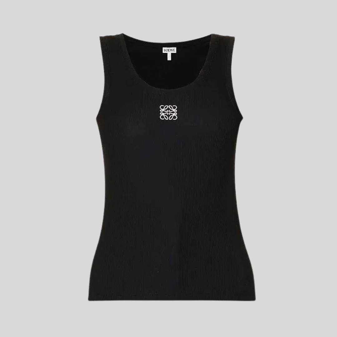 Anagram Tank Top - Black