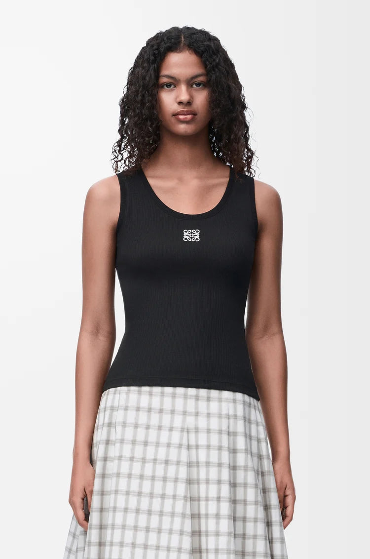 Anagram Tank Top - Black