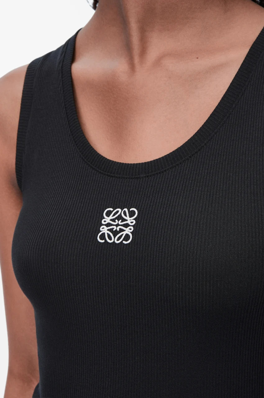 Anagram Tank Top - Black
