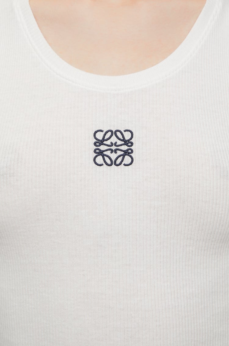 Anagram Tank Top - White